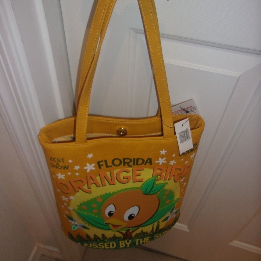 Disney Loungefly Orange Bird Tote EPCOT Flower & Garden Festival NEW